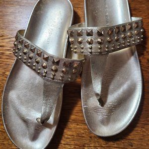 used Marc Fisher  flat sandals